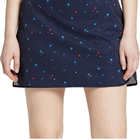 Lady Hagen Golf Skort Size XS Blue Patriotic Star 4th of July Skirt NEW B22 - Picture 2 of 9